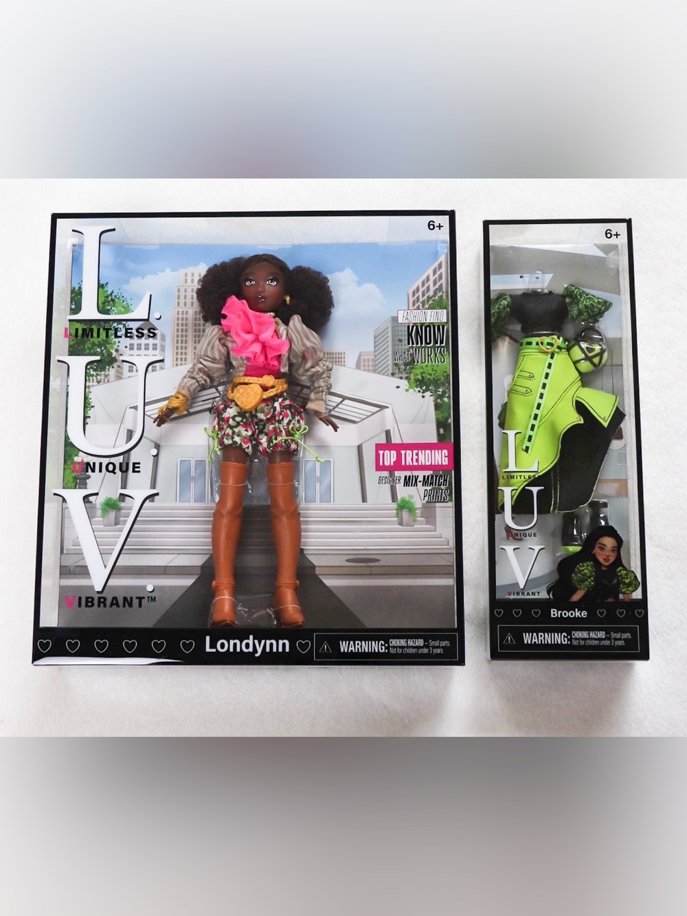 NEW LUV Premium Fashion Doll Londynn & Extra Outfit Fashion Pack